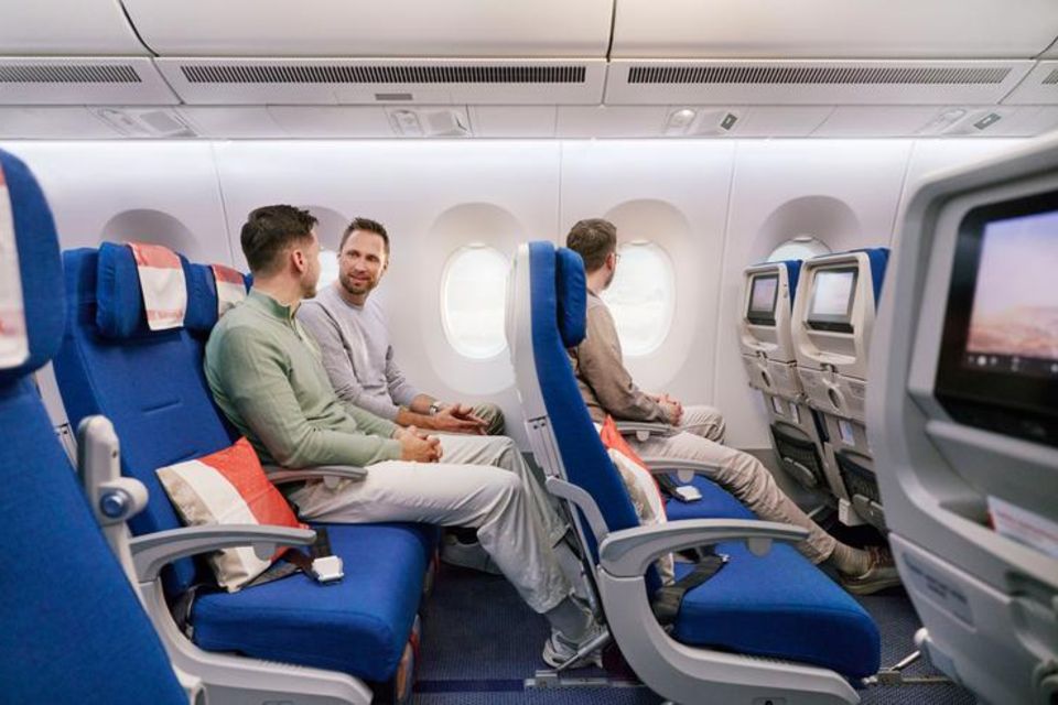 Anche in Economy Class, il comfort (dei sedili) di Edelweiss Air è davvero impressionante