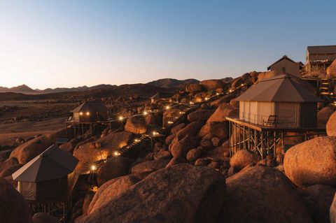 Beide Zannier-Lodges sind nahtlos in die Natur integriert