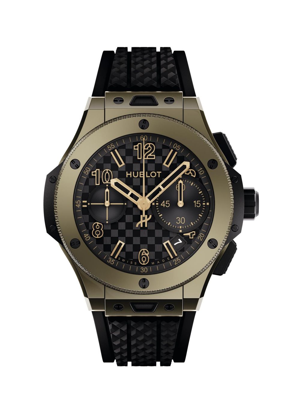 Die Rezeptur für die innovative Legierung namens „Magic Gold“ hält man bei Hublot streng geheim