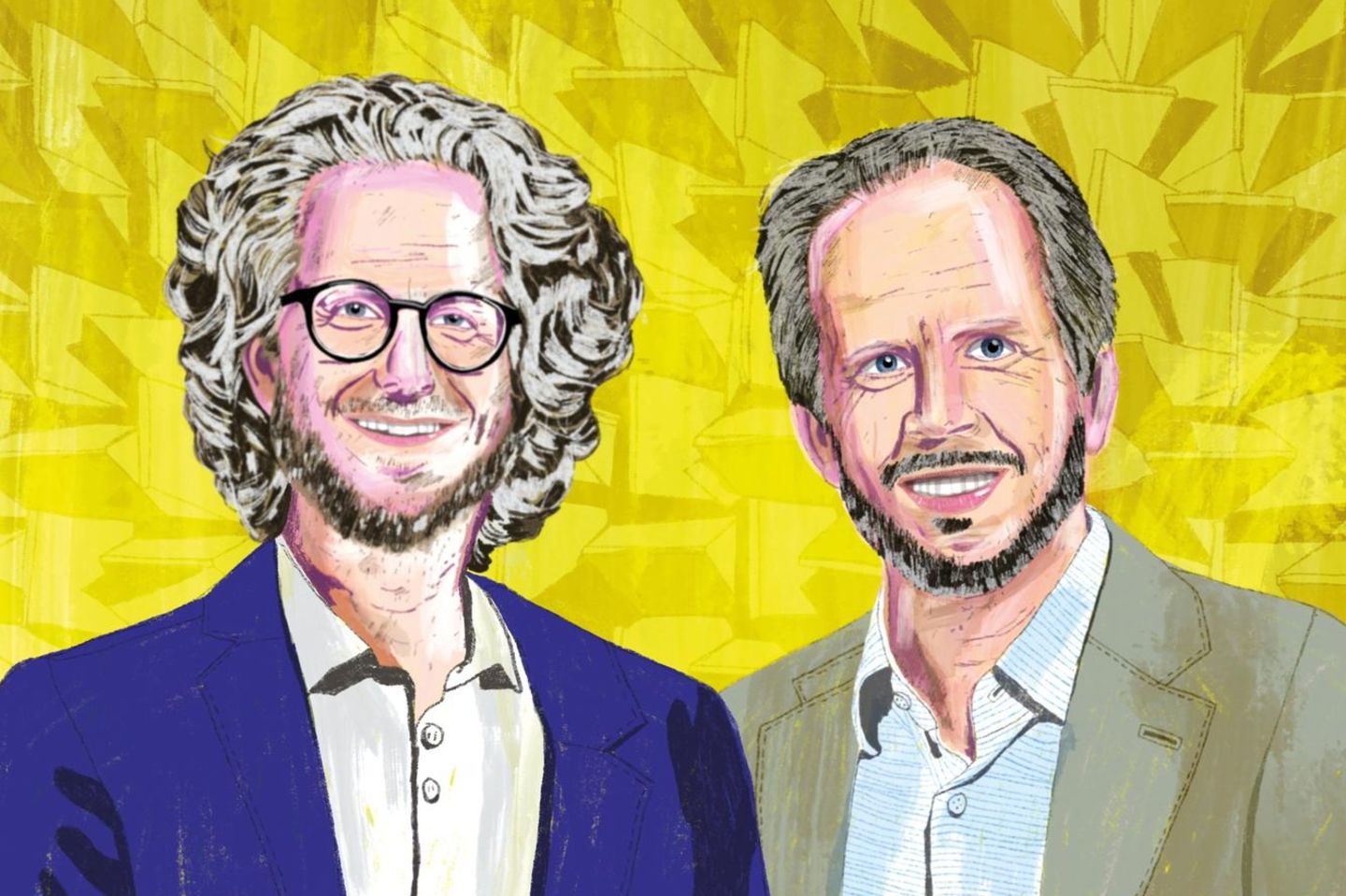 Daniel Sennheiser (l.) trat 2008 ins Familienunternehmen ein, sein Bruder Andreas 2010