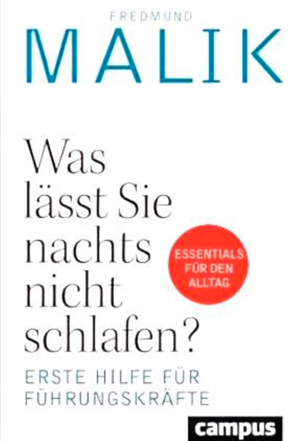 Fredmund Malik ist für seine Managementmethoden und wöchentlichen Newsletter zu Führungsthemen bekannt. Jetzt hat er Top-Führungskräfte dazu befragt, was sie nachts nicht schlafen lässt. Zu den häufigsten Antworten zählen: der Umgang mit Komplexität und Nein-Sagern sowie die Suche nach einer neuen Art des Managements. Im Buch hat Malik Lösungsansätze zusammengetragen: Wie führen, wie organisieren, wie sich neu erfinden in Zeiten immerwährender Krisen und Veränderung? Kompakt und alltagstauglich.