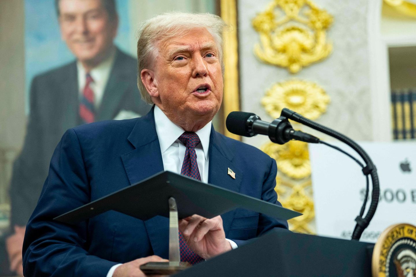 US-Präsident Trump hofft, durch Zölle wieder mehr Produktion in die USA zu locken.
