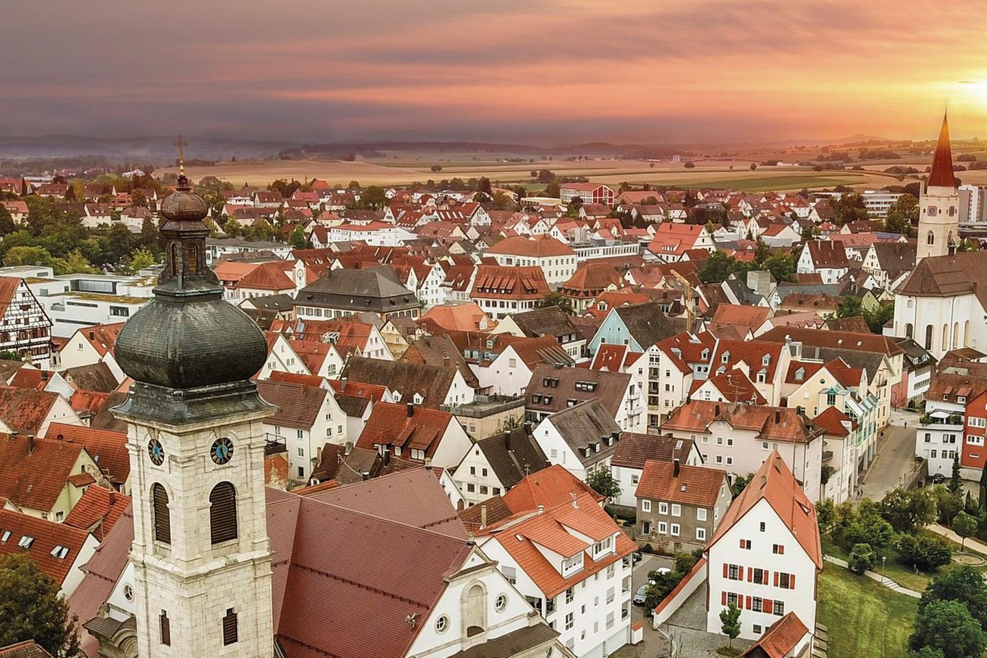Stadtansicht von Ehingen