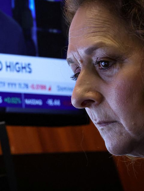 Händlerin an der New Yorker Börse