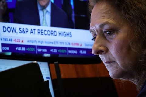 Händlerin an der New Yorker Börse