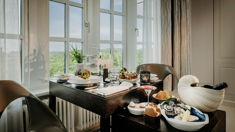 Das Frühstück im „Söl'ring Hof“ wird auf einem Niveau zelebriert, das Vorbildcharakter für die Branche haben sollte