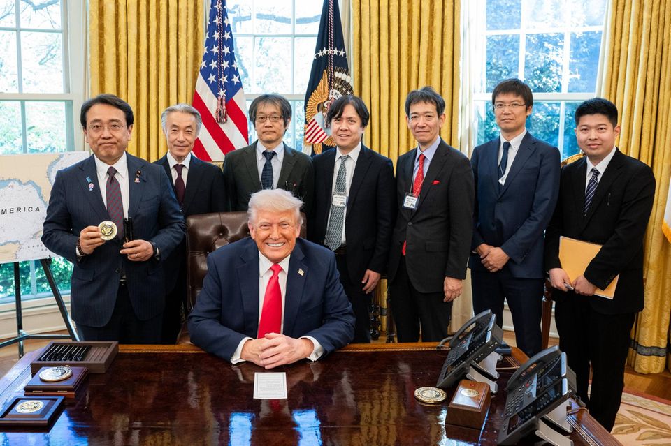 Im Mai empfing US-Präsident Donald Trump noch eine Wirtschaftsdelegation aus Japan.