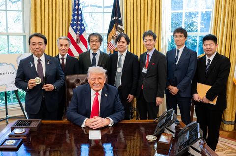 Im Mai empfing US-Präsident Donald Trump noch eine Wirtschaftsdelegation aus Japan.