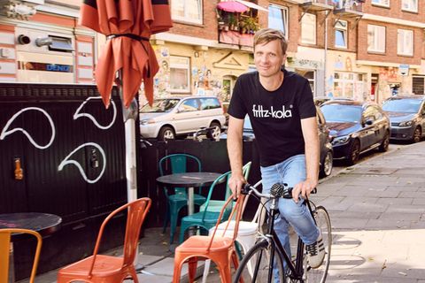 Mirco Wolf Wiegert, Gründer des Limonadenherstellers Fritz-Kola