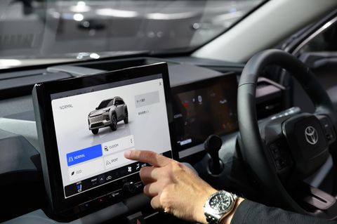 Bildschirm im neuen Toyota RAV4