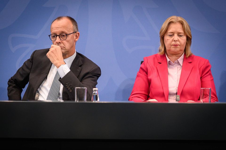 Kanzler Friedrich Merz und Bärbel Bas