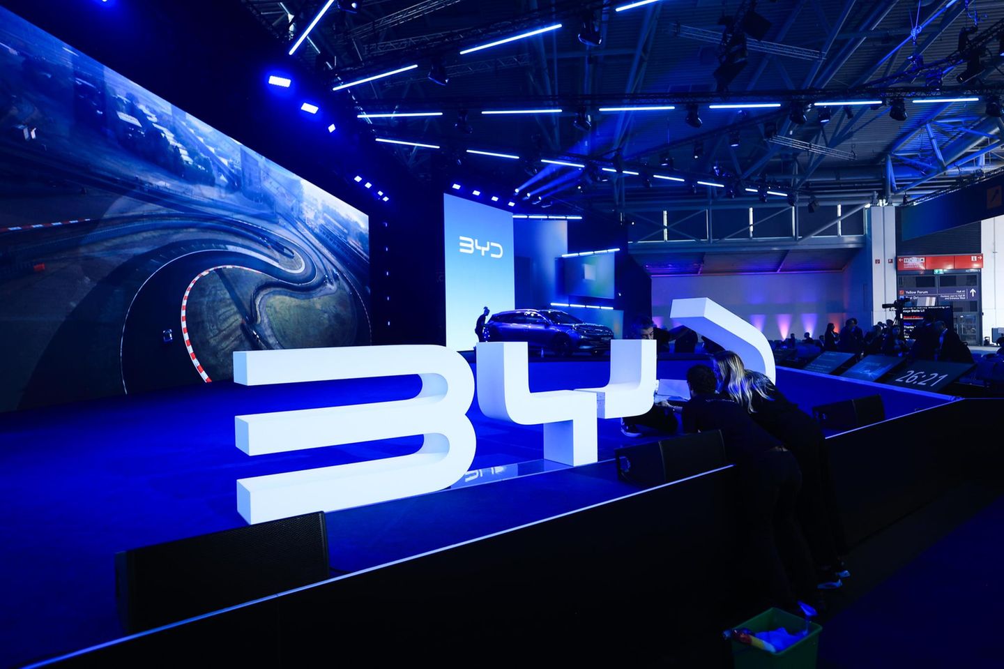 BYD-Stand auf der Fachmesse IAA.