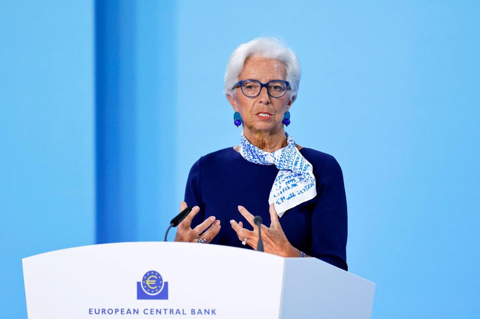EZB-Präsidentin Christine Lagarde belässt die Leitzinsen bei 2,0 Prozent.