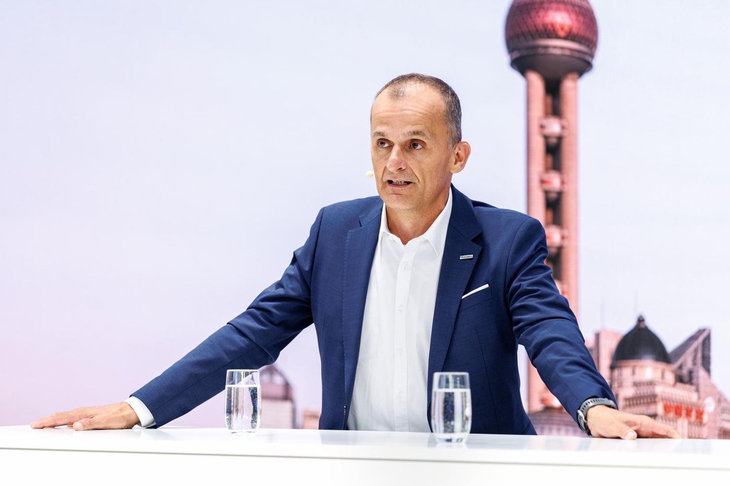 Matthias Zink, Vorstand Automotive Technologies der Schaeffler-Gruppe, auf der IAA
