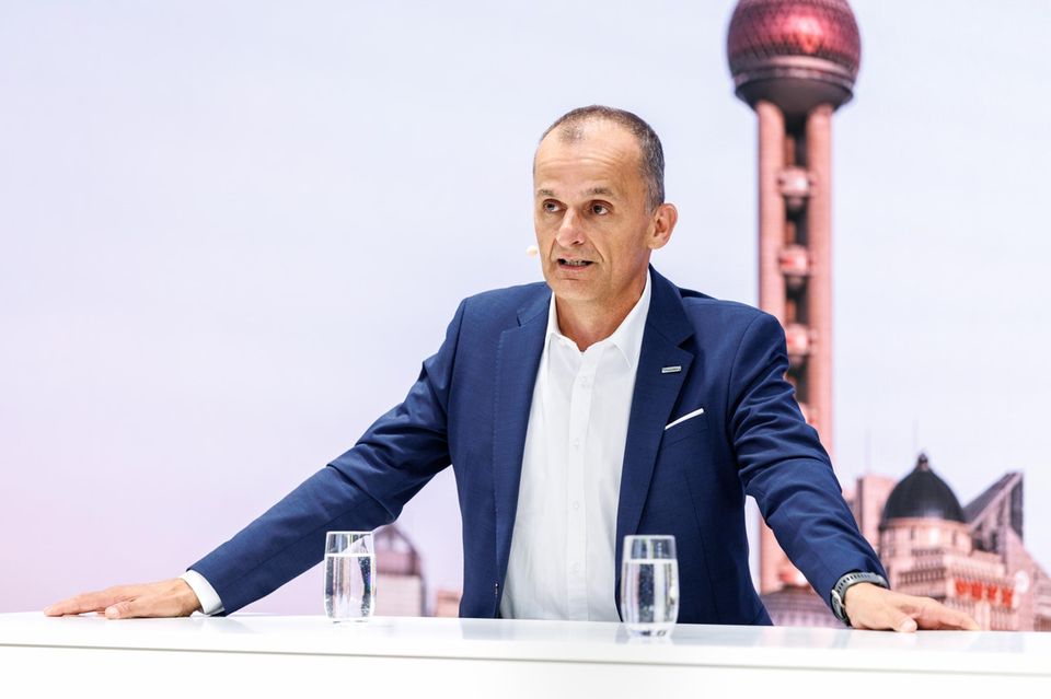 Matthias Zink, Vorstand Automotive Technologies der Schaeffler-Gruppe, auf der IAA