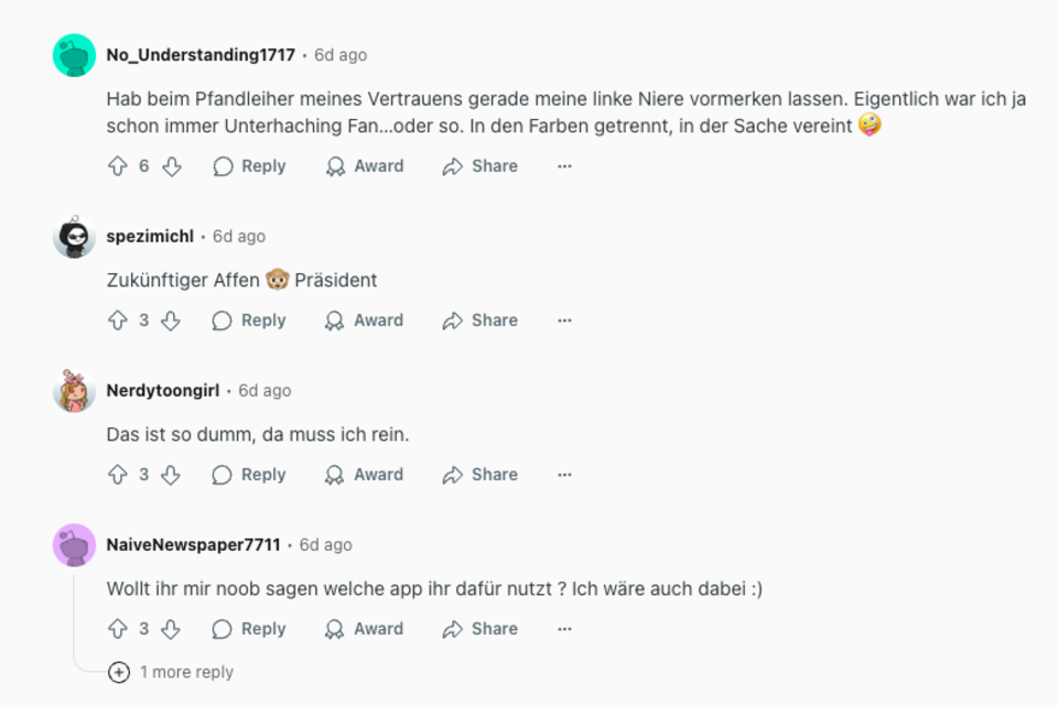Nutzer auf Reddit hatten Geld übrig – und fanden die Aktie der Spielvereinigung