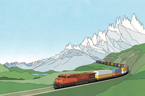 Eine Zuglinie ist teuer – aber auch sehr lukrativ: Canadian National Railway zählt 2025 zu den 50 Aktien fürs Leben.