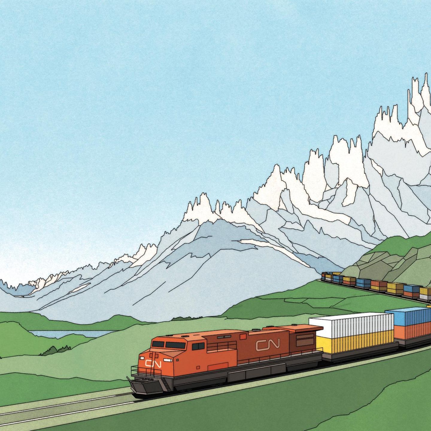 Eine Zuglinie ist teuer – aber auch sehr lukrativ: Canadian National Railway zählt 2025 zu den 50 Aktien fürs Leben.