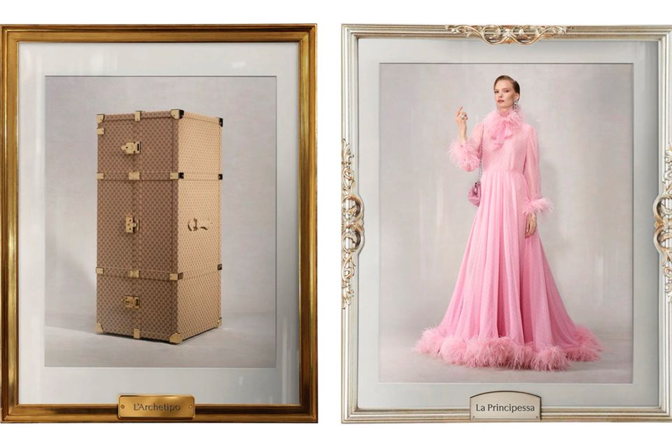 Wenn „La Principessa“ in Pink nicht den Zeitgeist treffen sollte, dann sorgen hoffentlich die Accessoires in XXL für den nötigen Umsatz