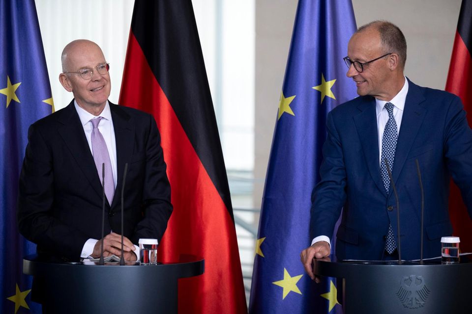 Martin Blessing (links) und Friedrich Merz
