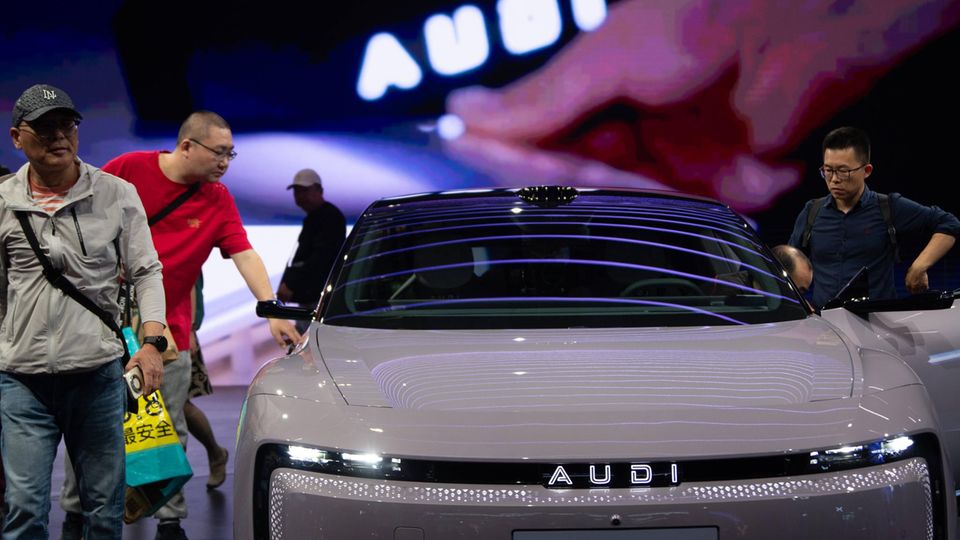 Shanghai Auto Show 2025 Audi E5 Sportback