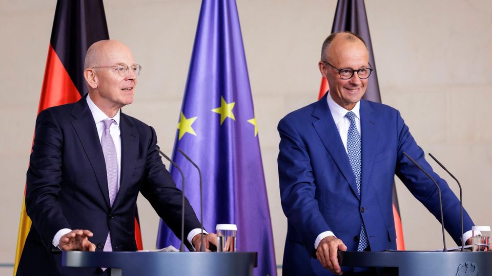 Martin Blessing und Friedrich Merz