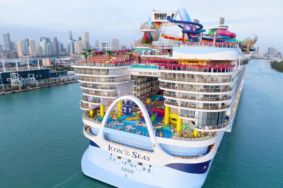 Die „Icon of the Seas“ und ihre Schwester „Star of the Seas“ sind die größten Passagierschiffe der Welt