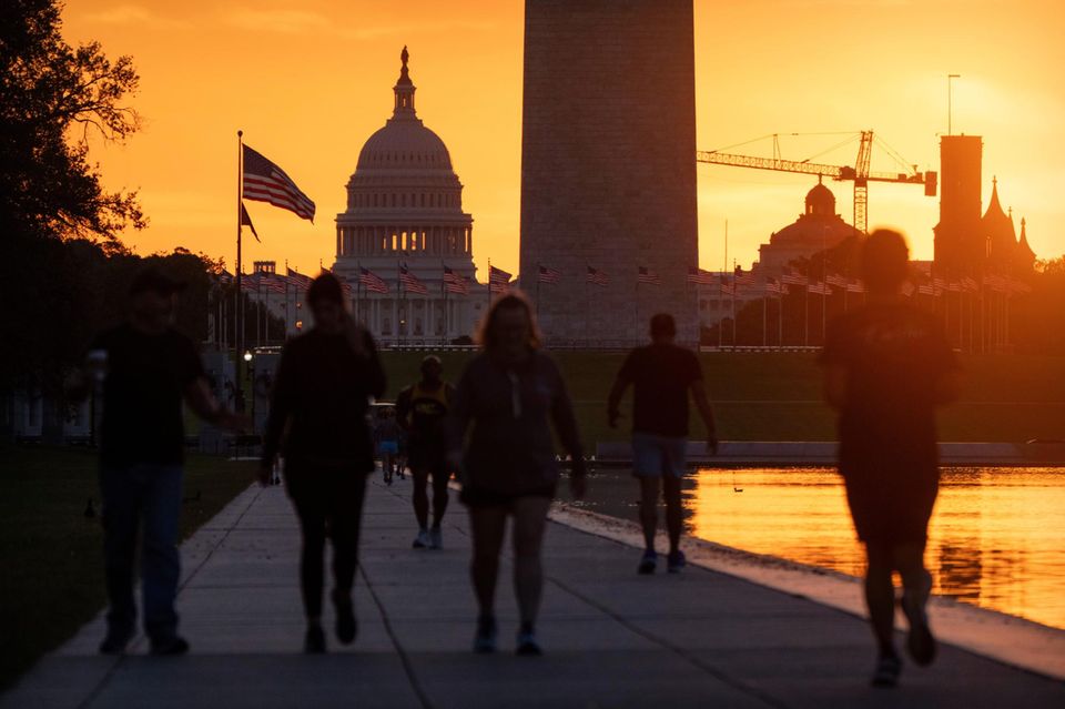 Washington D.C. bei Sonnenaufgang