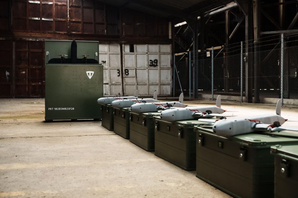 Was hilft gegen welche Drohnen? Die Abfangdrohnen des Start-ups Tytan Technologies sind vor allem gegen größere, militärische Drohnen konzipiert