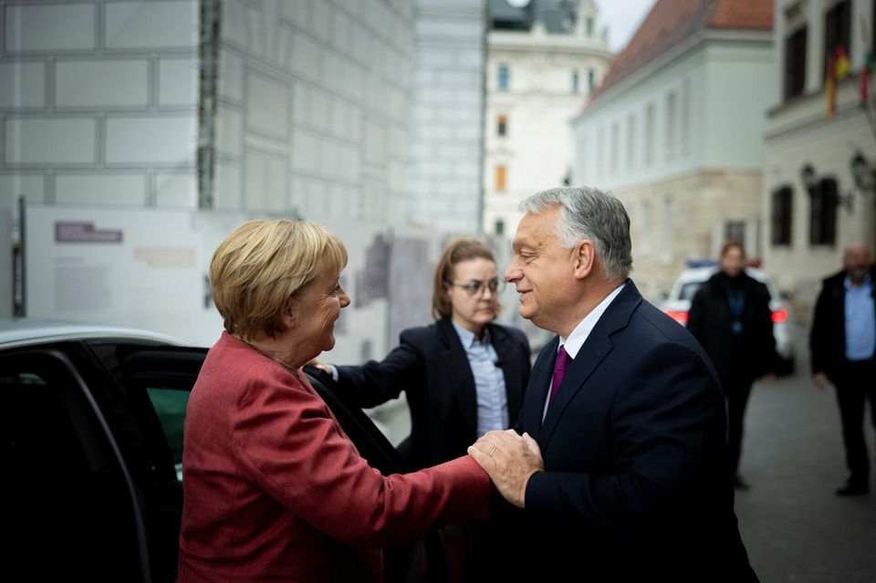 Angela Merkel und Viktor Orbán haben sich getroffen.