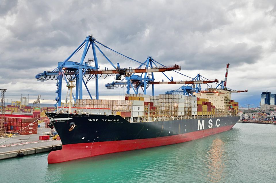 Die Reederei MSC ist nicht nur auf dem Wasser präsent.