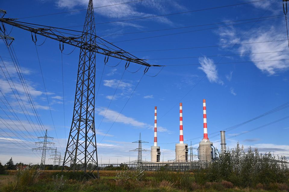 Das Gaskraftwerk Irsching bei Vohburg an der Donau