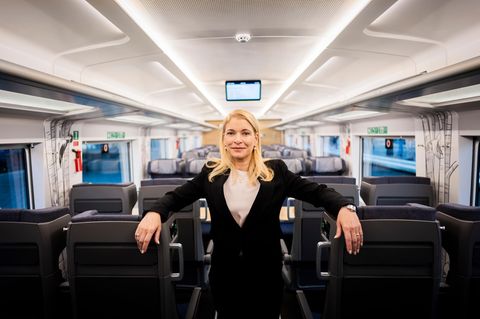 Bahn-Chefin Evelyn Palla