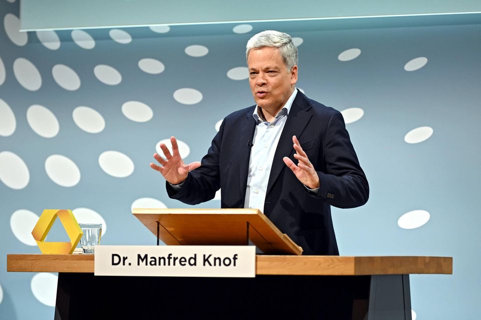 Damaliger Commerzbank-Vorstandschefs Manfred Knof  Damaliger Commerzbank-Vorstandschefs Manfred Knof