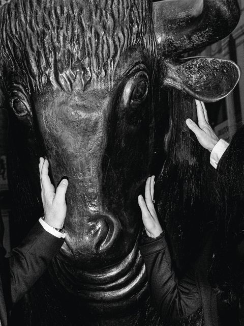 Der Bulle vor der Frankfurter Börse