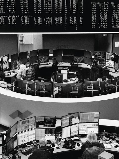 Meist läuft auf dem Parkett nicht viel – der Handel findet größtenteils digital statt