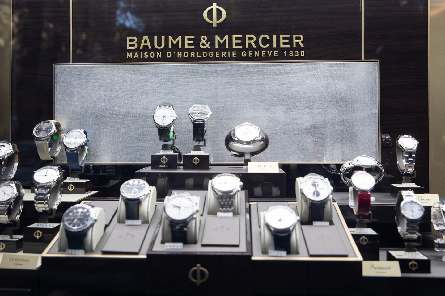 Uhren im Schaufenster