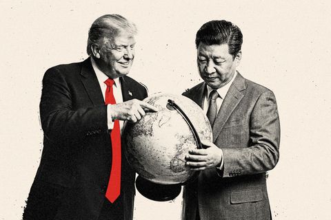 Die USA und China, beziehungsweise Donald Trump und Xi Jinping wollen die Welt unter sich aufteilen