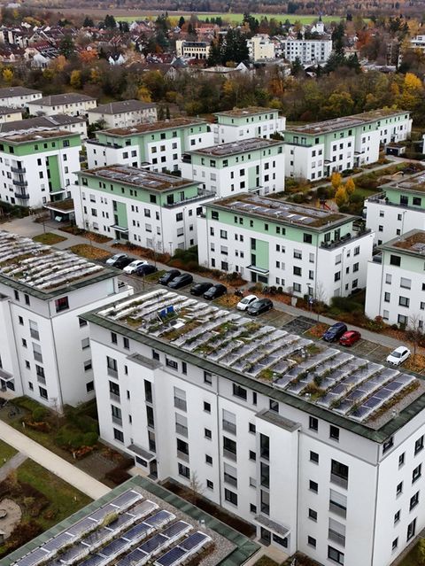 Wohnsiedlung in Unterhaching bei München