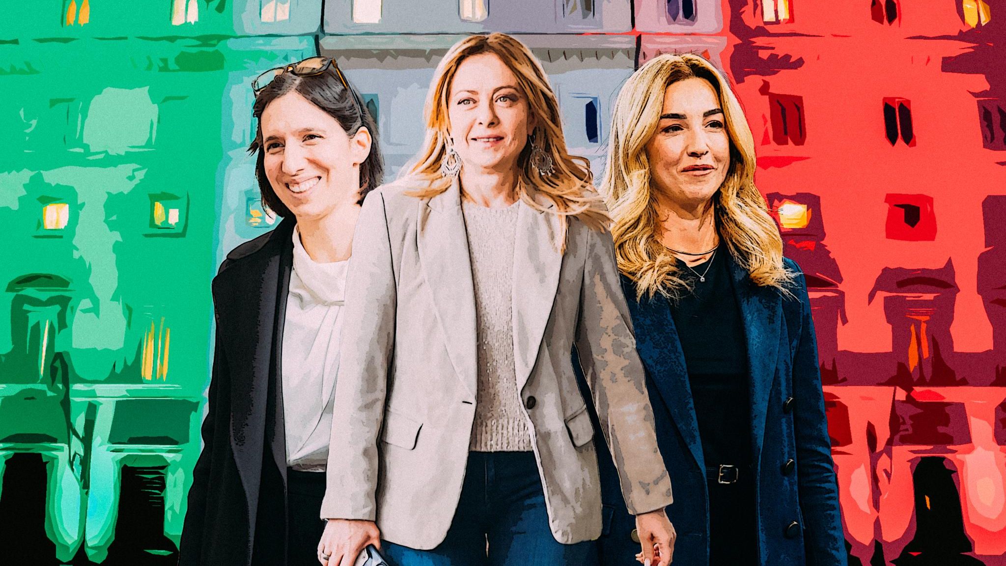 Italiens Politik ist weblich: Schlein, Meloni und Salis