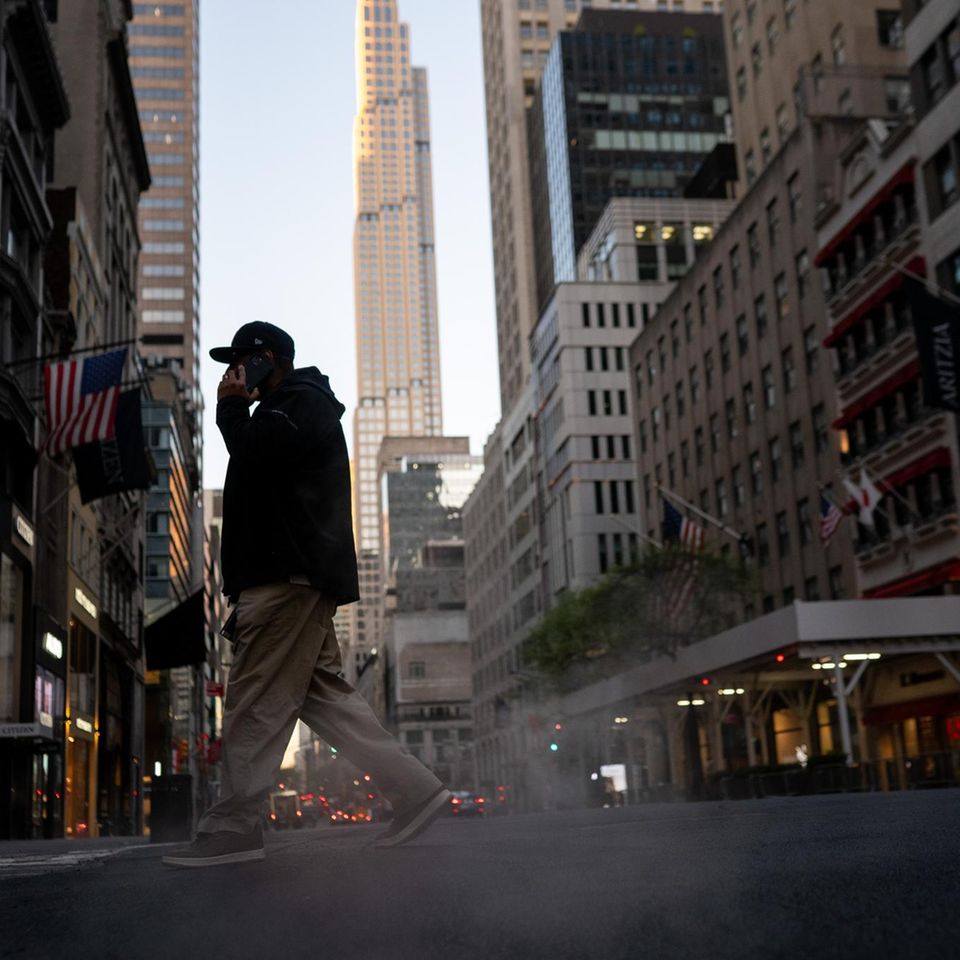 Straßenszene in Manhatten