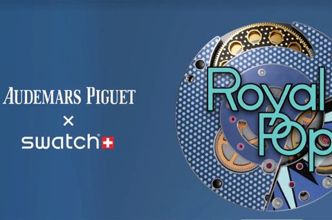 Jetzt ist es offiziell: Swatch macht für die „Royal Pop“ gemeinsame Sache mit Audemars Piguet. Lange Schlangen am 16. Mai sind garantiert!