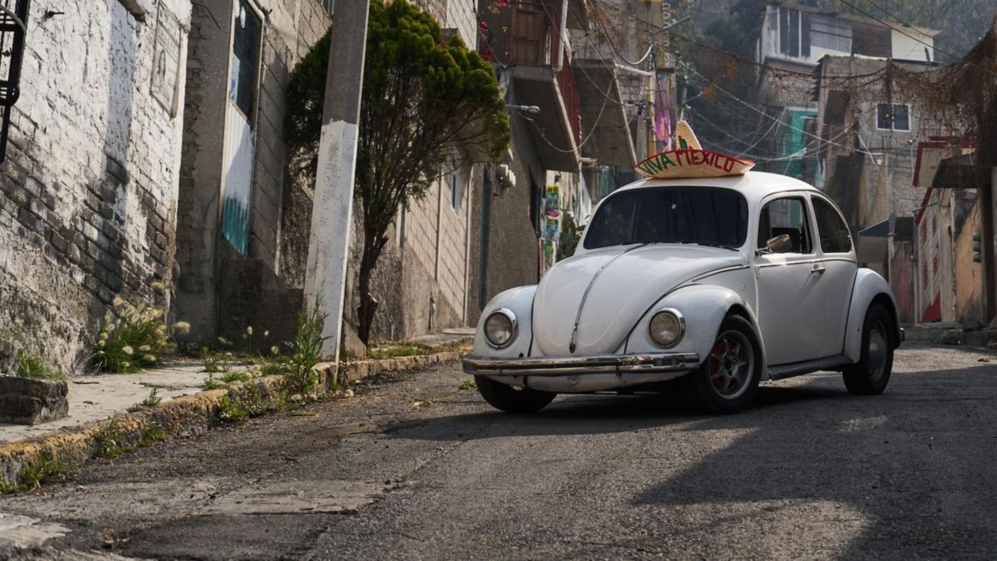 In Mexiko-Stadt gehören VW Käfer noch zum Straßenbild