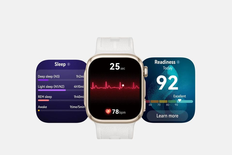 Das „TruSense“-System der Huawei-Smartwatch erfasst über 60 Messwerte und könnte einen wichtigen Beitrag zur Überwachung von gesundheitlichen Benchmarks in der Gesellschaft leisten