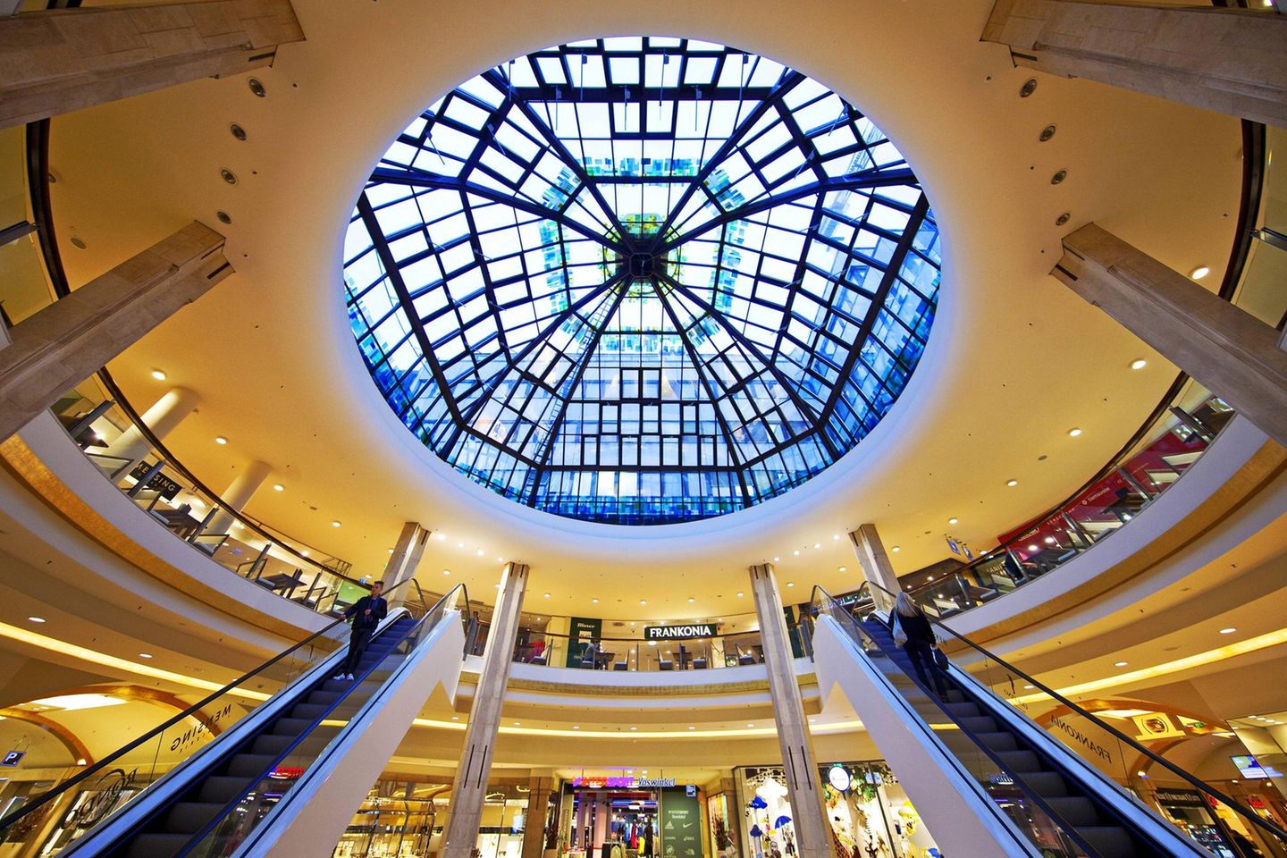 Einkaufszentrum auf der Düsseldorfer Königsallee