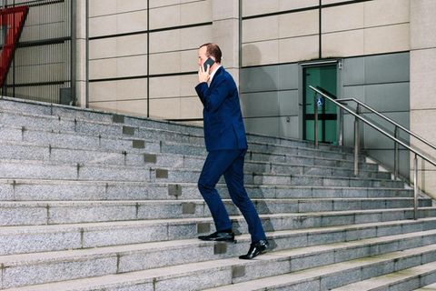 Treppe im Frankfurter Finanzviertel