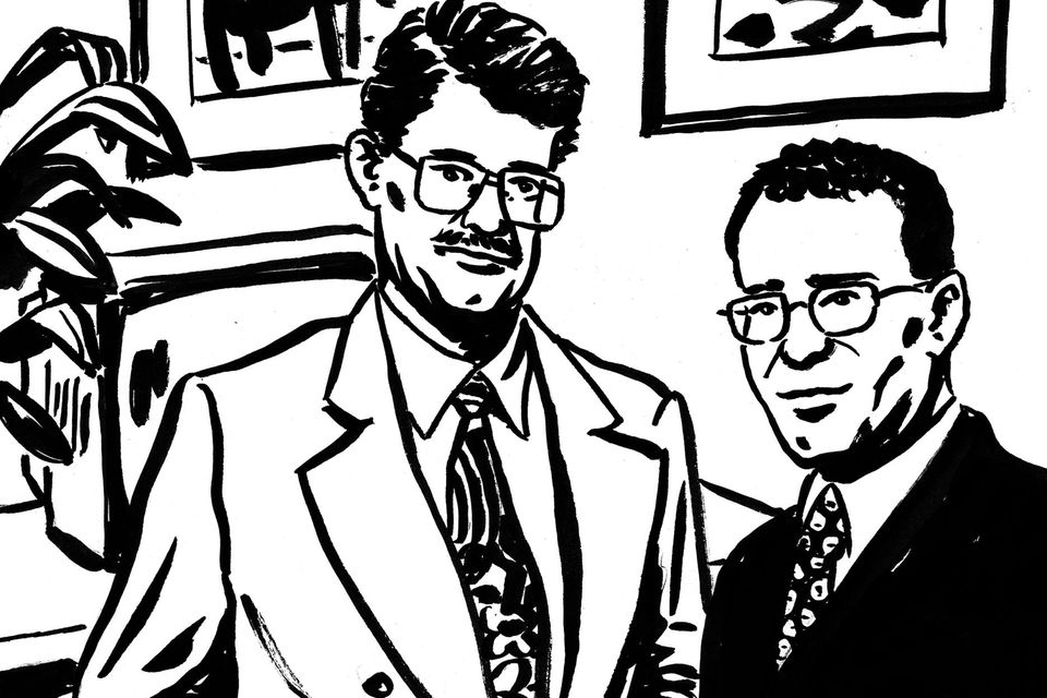 Grafik von Alexander Häfele (l.) und Gerhard Harlos