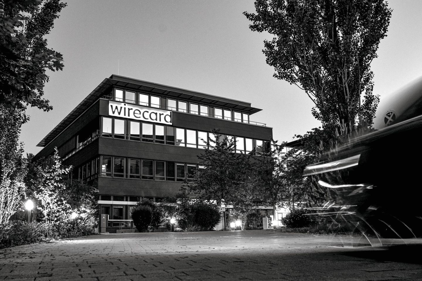 Die Wirecard-Firmenzentrale in Aschheim