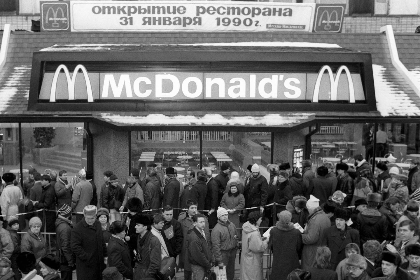Erste McDonald's-Filiale in Moskau