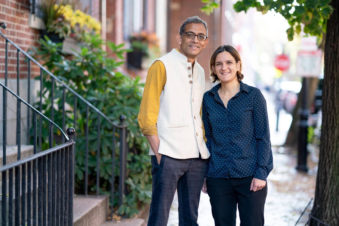 Esther Duflo und Abhijit Banerjee